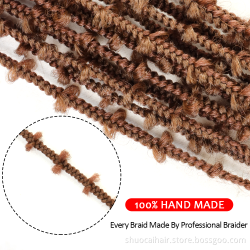 Long Color butterfly Locs Hair Synthetic 22 inch Wavy Senegalese Twist Crochet Braid Extension For Black Women Braiding Hair